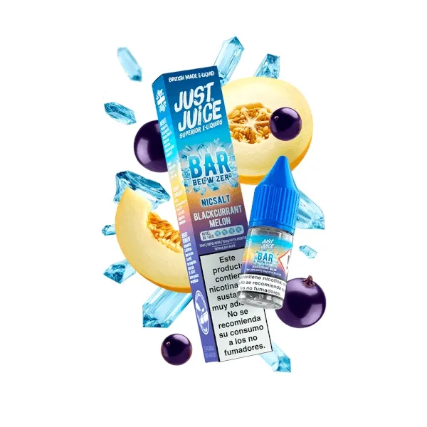 JUST JUICE SALTS (BELOW ZERO) - BLACKCURRANT MELON (10MG) 10ML