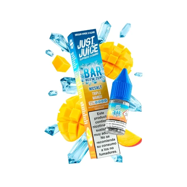 JUST JUICE SALTS (BELOW ZERO) - TRIPLE MANGO (10MG) 10ML