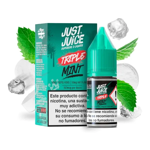 JUST JUICE SALTS (MINT RANGE) - TRIPLE MINT 10ML
