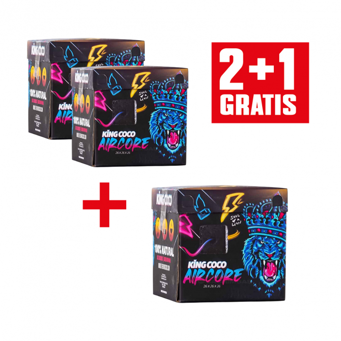 2+1 CARBON NATURAL KING COCO 26X26X26 AIR CORE <1KG>