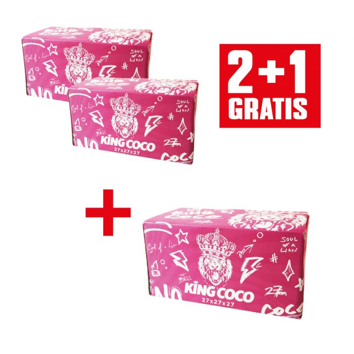 2+1 CARBON NATURAL KING COCO 27X27X27 <1KG>