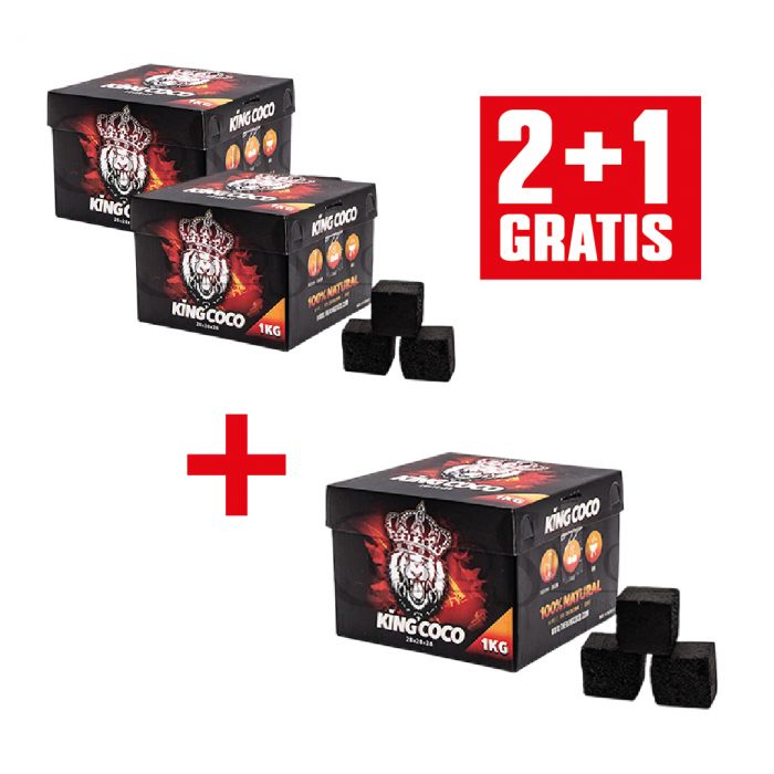 2+1 CARBON NATURAL KING COCO 28X28X28 <1KG>