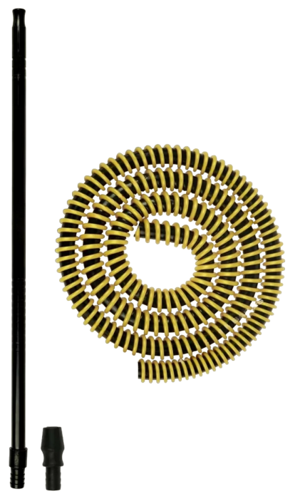 MANGUERA + BOQUILLA OLD BOWL FLUX - NEGRO/DORADO + B.NEGRA