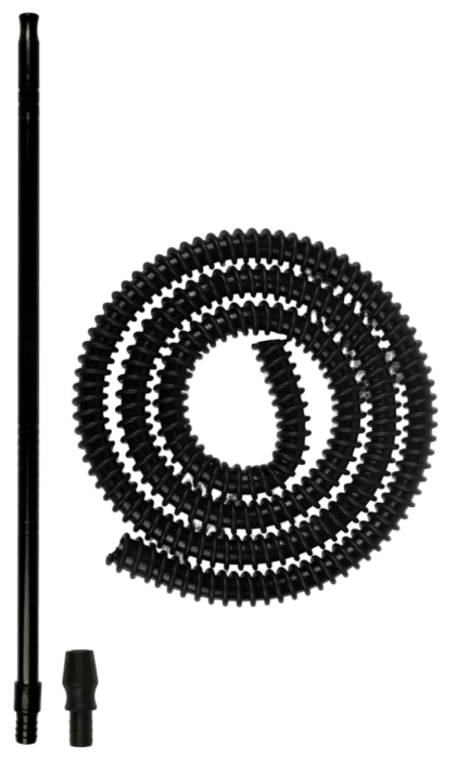 MANGUERA + BOQUILLA OLD BOWL FLUX - NEGRO + B.NEGRA