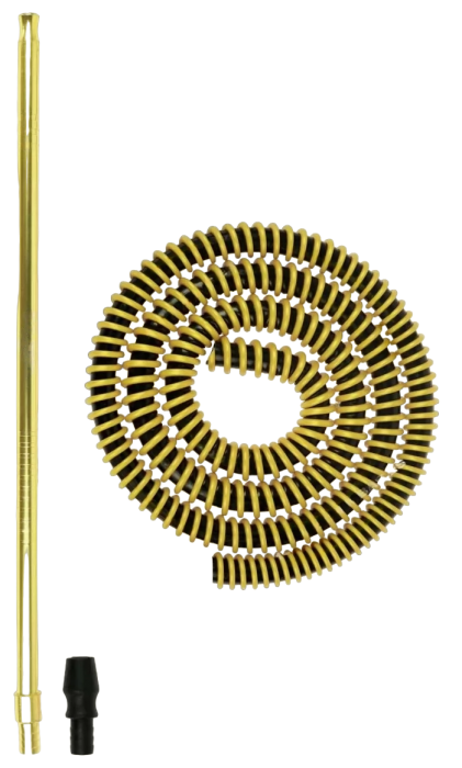 MANGUERA + BOQUILLA OLD BOWL FLUX - NEGRO/DORADO + B.DORADA