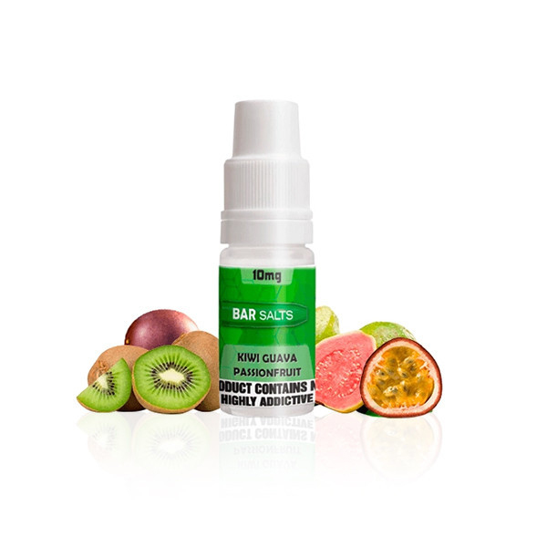 BAR NIC SALTS KIWI GUAVA PASSIONFRUIT 10ML