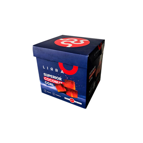 CARBÓN NATURAL LIRRA 26X26X26 MM 1KG