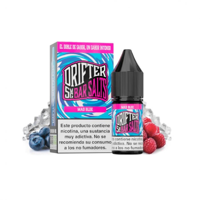 DRIFTER BAR SALTS - MAD BLUE 10ML
