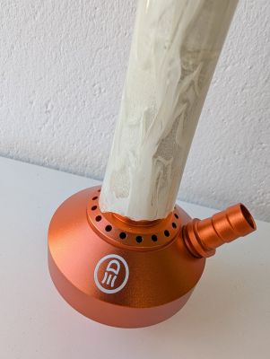 SHISHA MEDUSA - MOON ORANGE/WHITE
