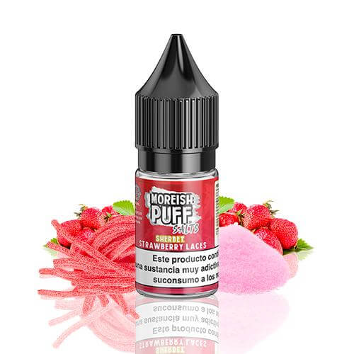 MOREISH PUFF SHERBET SALTS STRAWBERRY LACES 10ML