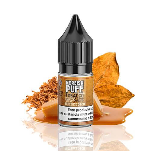 MOREISH PUFF TOBACCO SALTS BUTTERSCOTCH 10ML