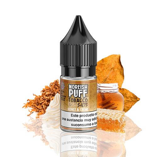 MOREISH PUFF TOBACCO SALTS HONEY AND CREAM 10ML