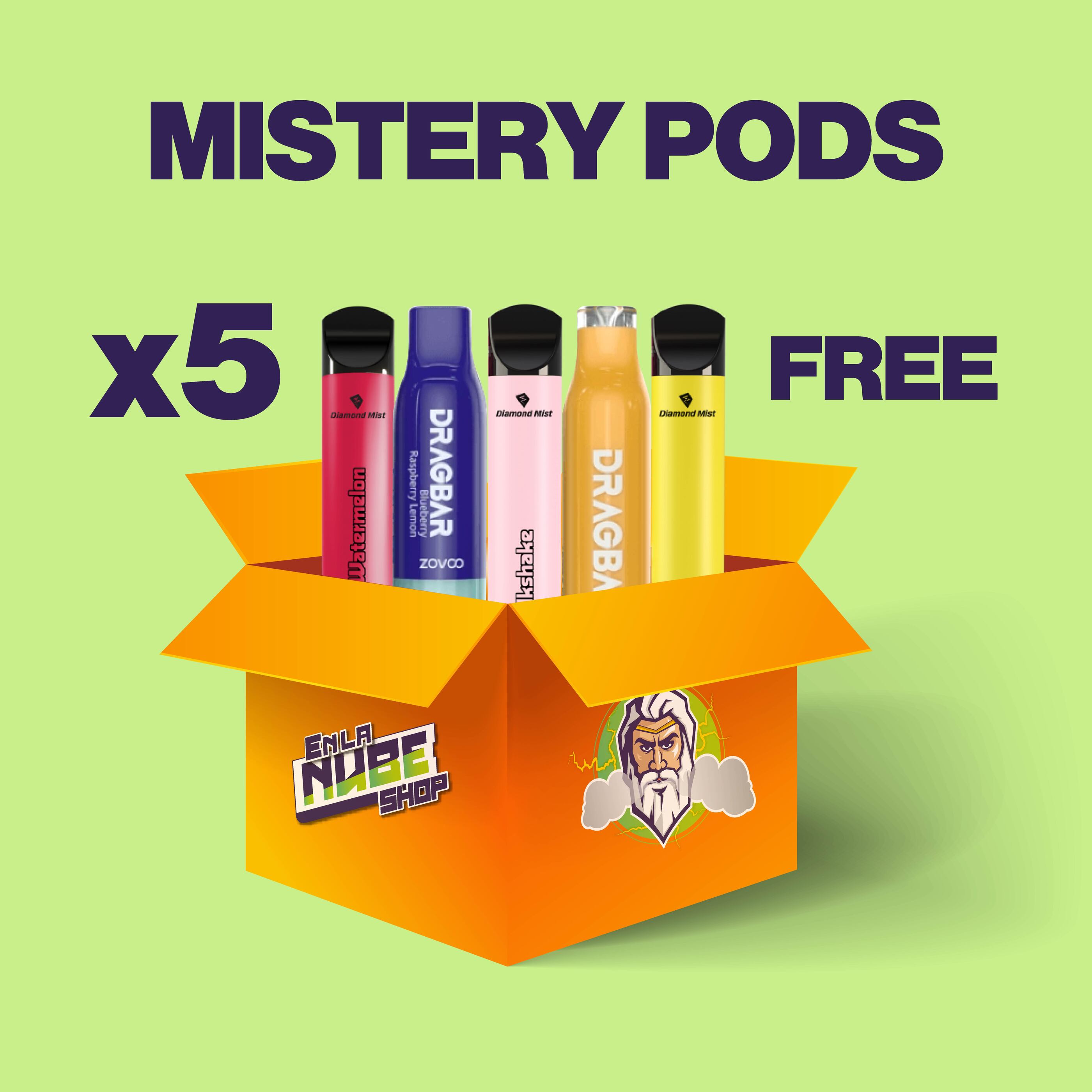 PACK 5 PODS FREE MISTERY PODS