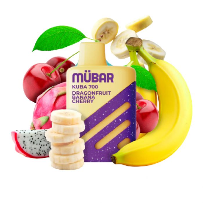 MUBAR (KUBA 700) - DRAGONFRUIT BANANA CHERRY 20MG