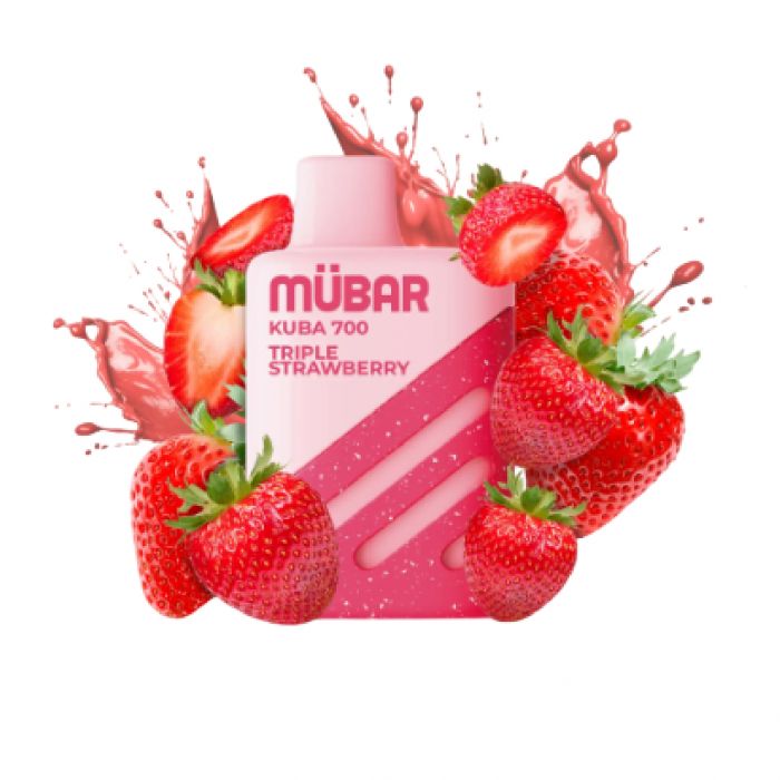 MUBAR (KUBA 700) - TRIPLE STRAWBERRY 20MG