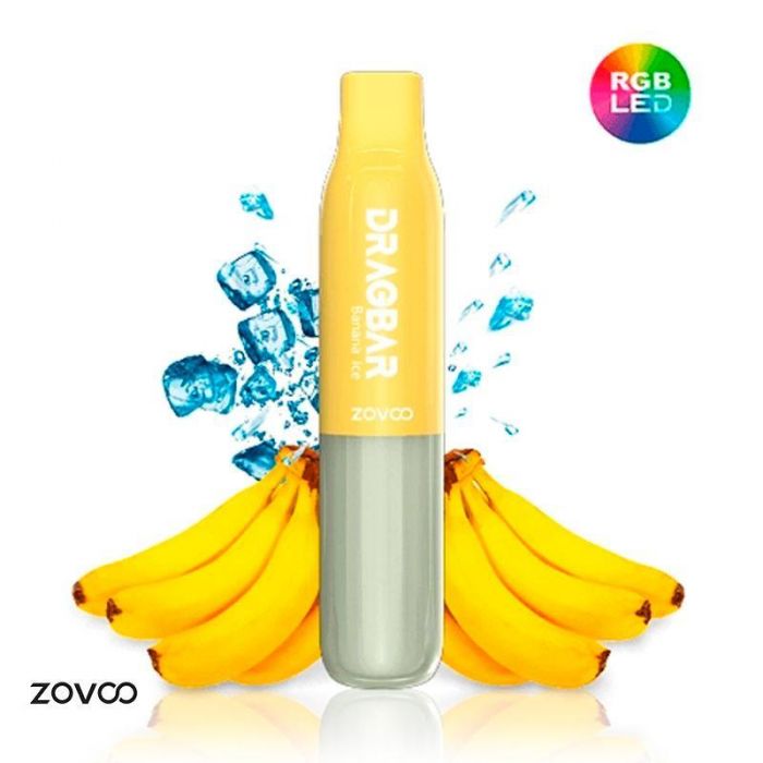 VOOPOO ZOVOO DRAGBAR 600S LED BANANA ICE ZERO 00MG