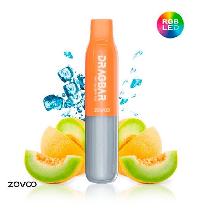 VOOPOO ZOVOO DRAGBAR 600S LED HONEYDEW ICE ZERO 00MG