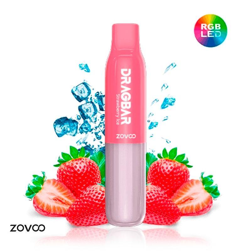 VOOPOO ZOVOO DRAGBAR 600S LED STRAWBERRY ICE 20MG