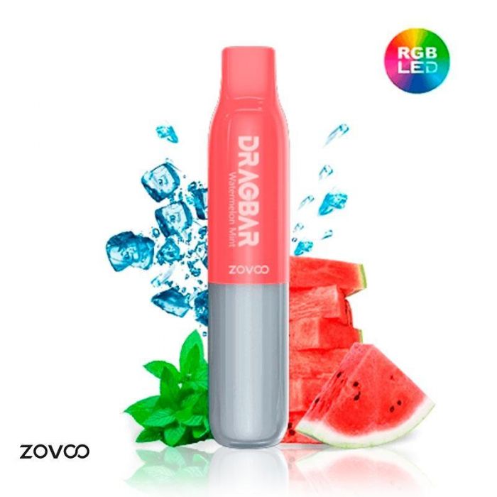VOOPOO ZOVOO DRAGBAR 600S LED WATERMELON MINT ZERO 00MG