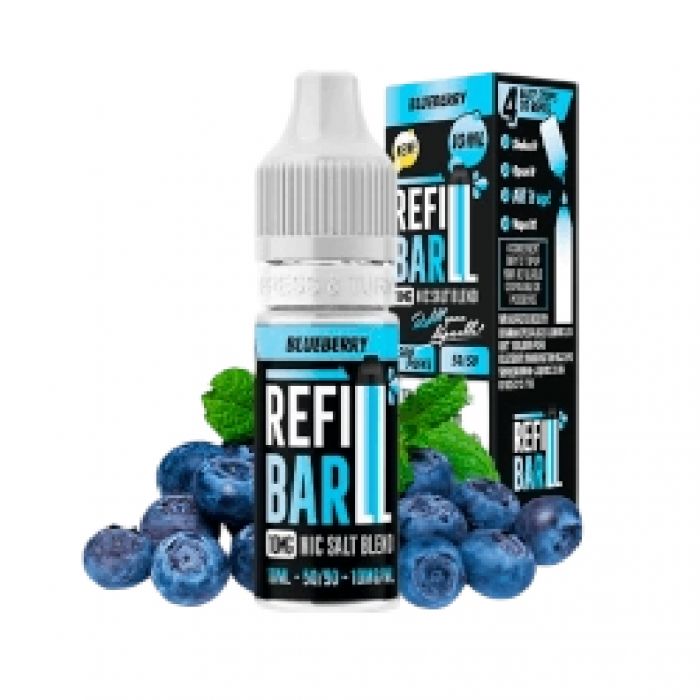 REFILL BAR SALTS BLUEBERRY 10ML