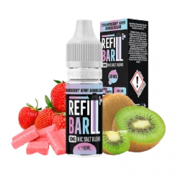 REFILL BAR SALTS STRAWBERRY KIWI BUBBLEGUM 10ML