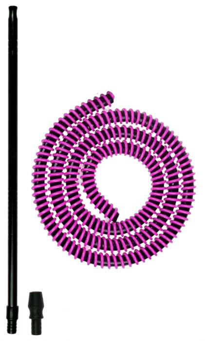 MANGUERA + BOQUILLA OLD BOWL FLUX - ROSA/NEGRO + B.NEGRA