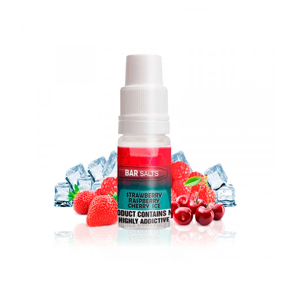 BAR NIC SALTS STRAWBERRY RASPBERRY CHERRY 10MG 10ML