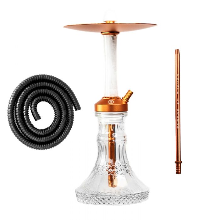 SHISHA MEDUSA - MOON ORANGE/WHITE