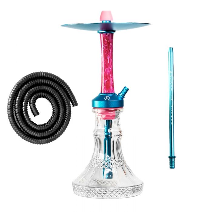 SHISHA MEDUSA - MOON TURQUOISE/PINK