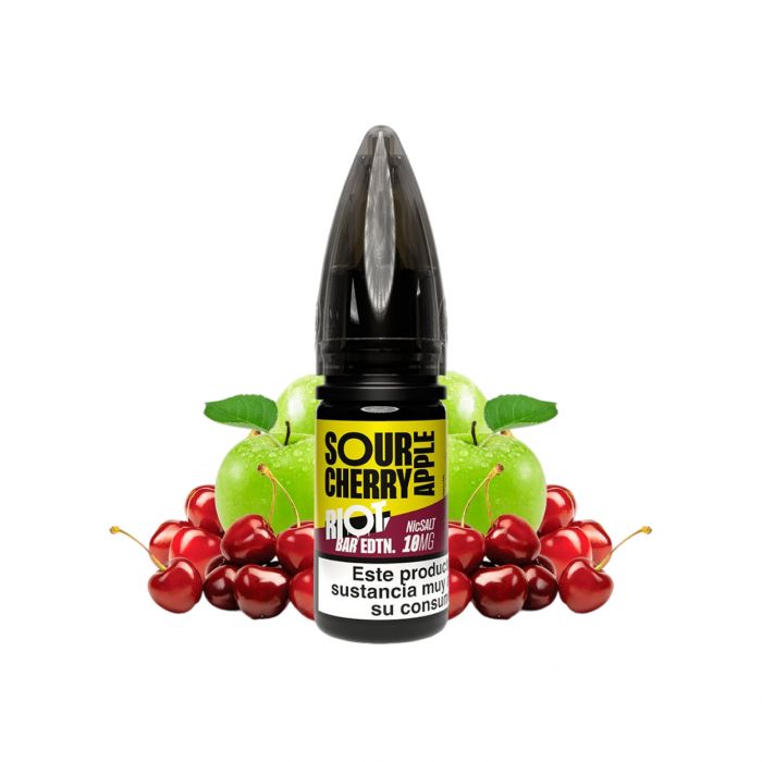 RIOT SALT BAR EDTN SOUR CHERRY APPLE 10ML