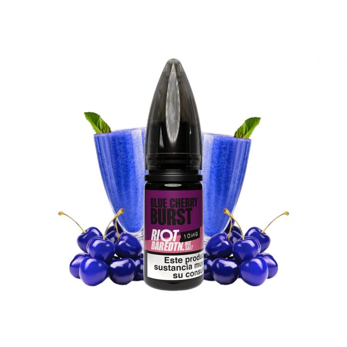 RIOT SALT BAR EDTN BLUE CHERRY BURST 10ML