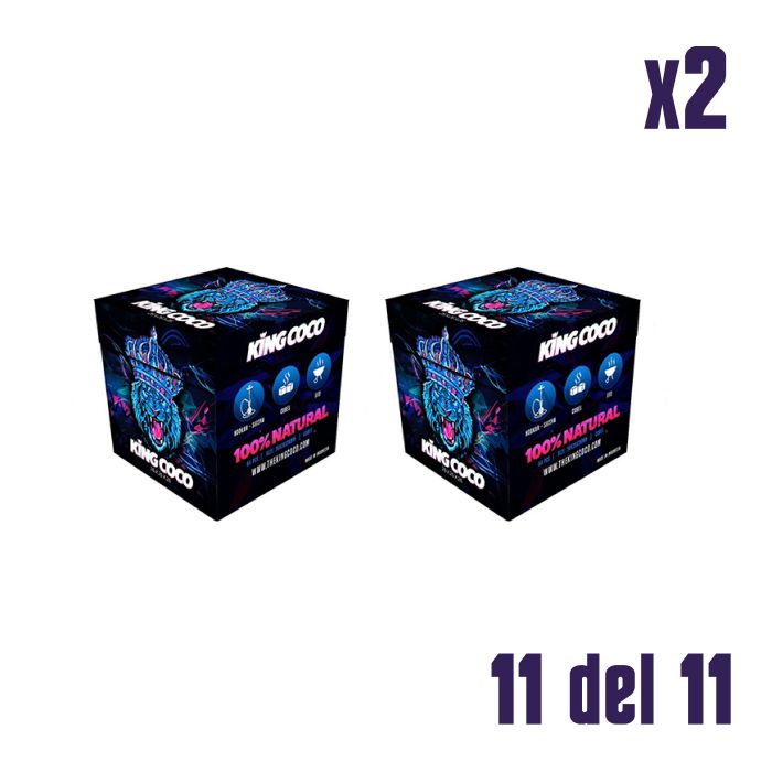 2 X CARBON NATURAL KING COCO 26X26X26M