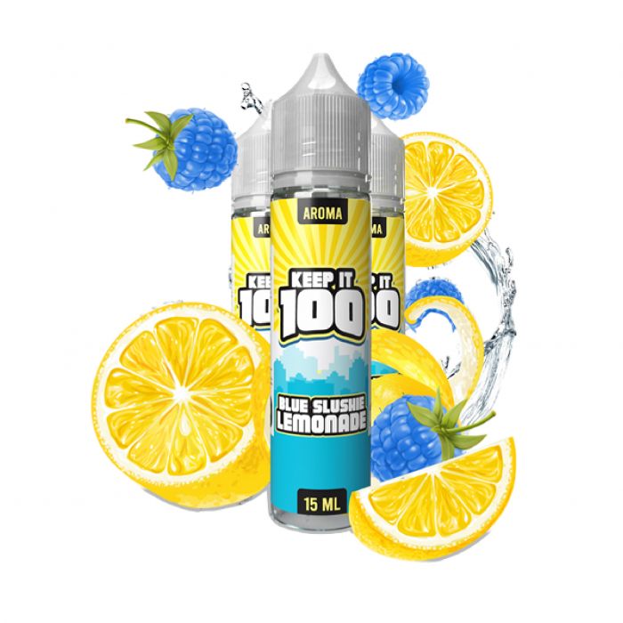 LONGFILL AROMA KEEP IT 100 - BLUE SLUSHIE LEMONADE 15ML